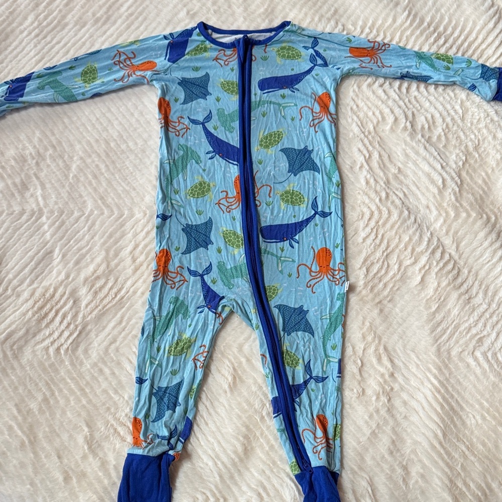 Little Sleepies Marine Life Zippy
